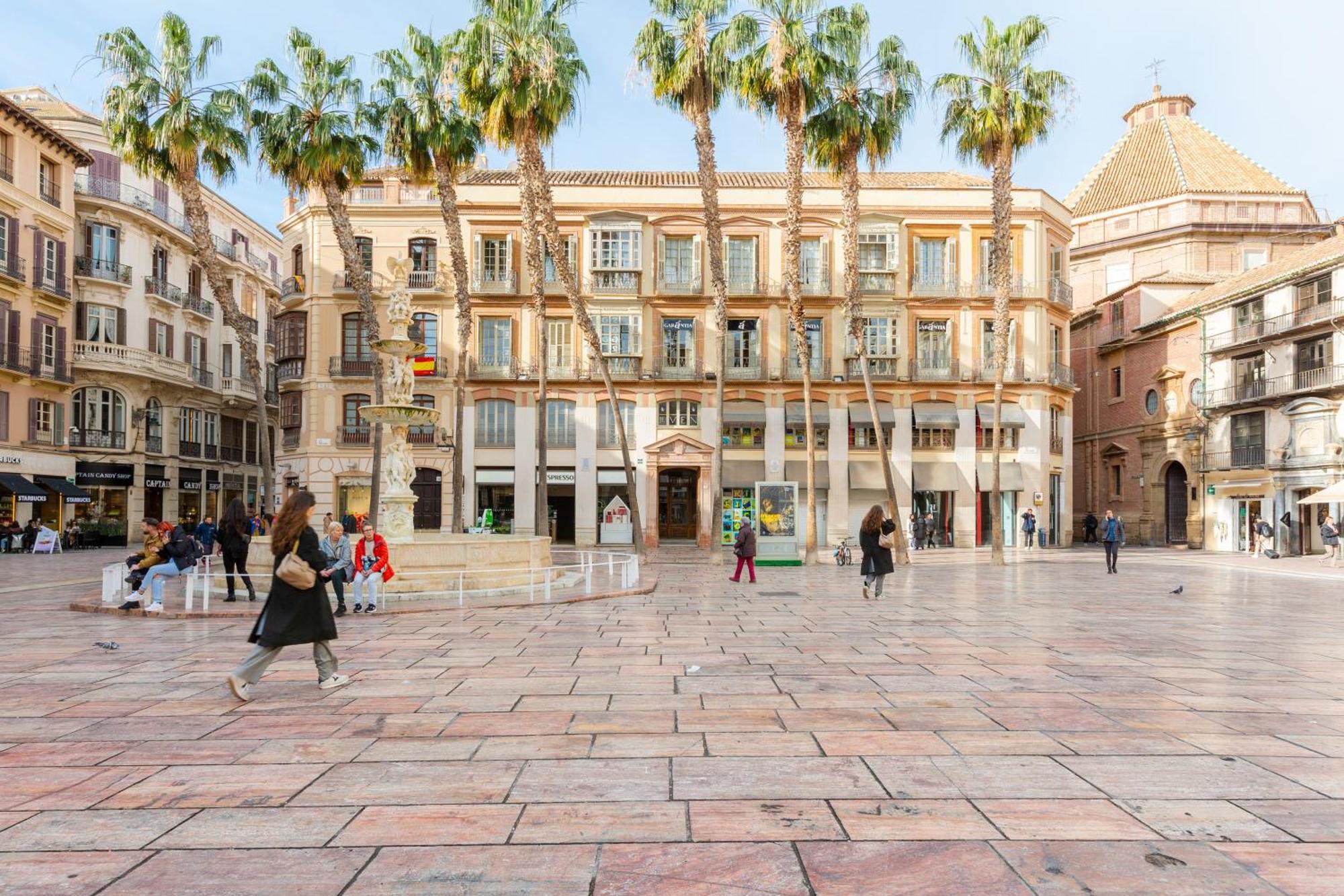 Plaza De La Constitucion Lejlighed Málaga Eksteriør billede