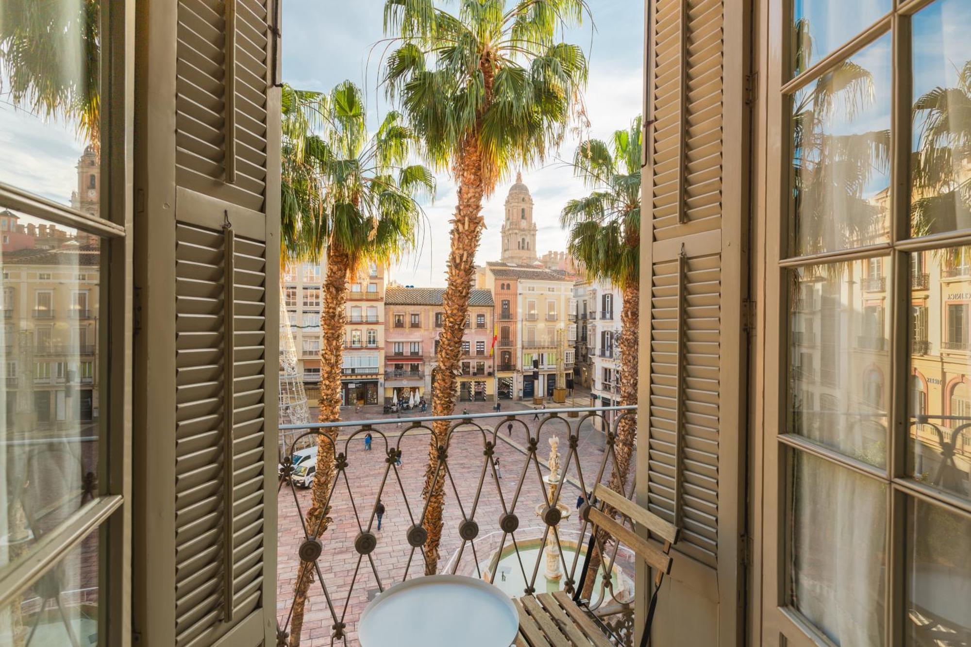 Plaza De La Constitucion Lejlighed Málaga Eksteriør billede