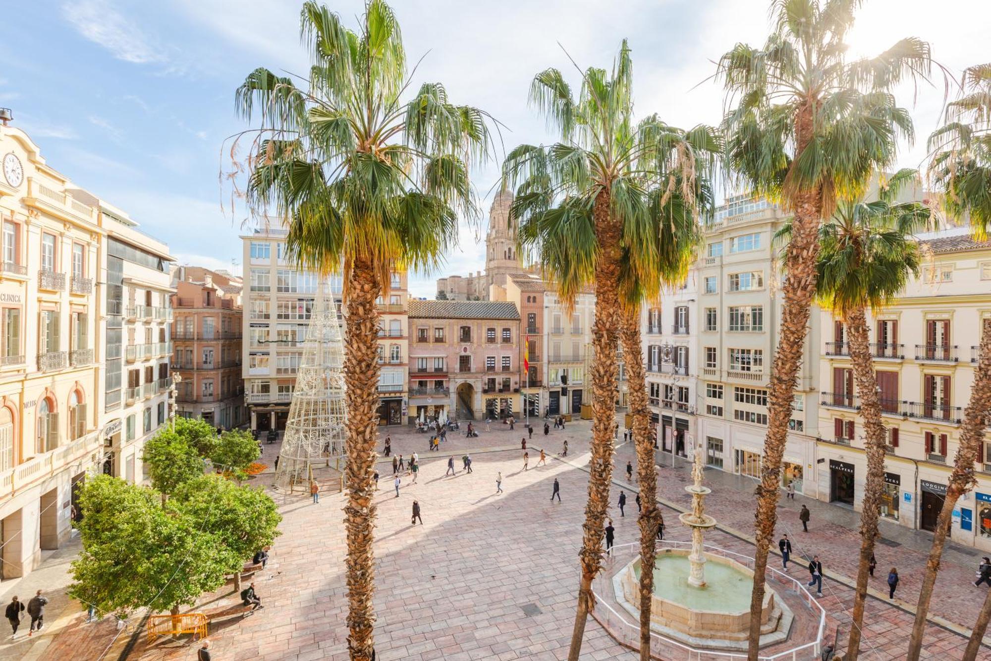 Plaza De La Constitucion Lejlighed Málaga Eksteriør billede